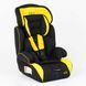Автокрісло дитяче універсальне, 9-36кг, чорно-жовте JOY 6960 Y
