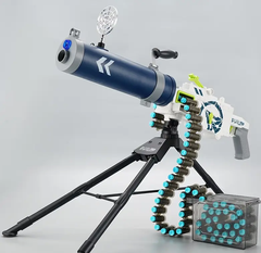 Пулемет - автомат детский с мягкими пулями на присосках, аккумулятор, эффект пара, очки, 67см, М623