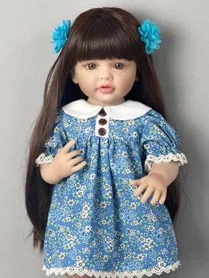 Лялька вінілова 55см, ручна робота, вишукана лялька для дівчинки, Reborn Baby Doll 15