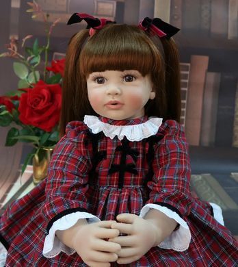 Кукла виниловая 55см, ручная работа, изысканная кукла для девочки, Reborn Baby Doll 18