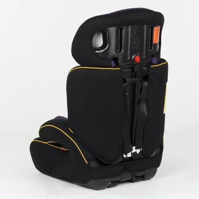 Автокрісло дитяче універсальне, 9-36кг, чорно-фіолетове JOY 8577 BV