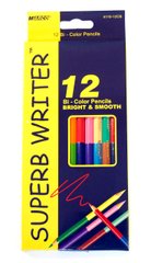 Олівці кольорові 12 шт. 24 кольори MARCO 4110-12CB Superb Writer двосторонні