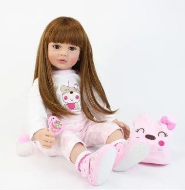 Кукла виниловая 55см, ручная работа, изысканная кукла для девочки, Reborn Baby Doll 22