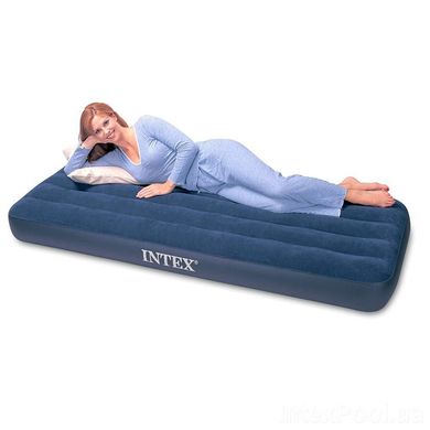 Матрас надувной Intex Classic Downy Airbed Fiber-Tech, 64756, 191*76*25см