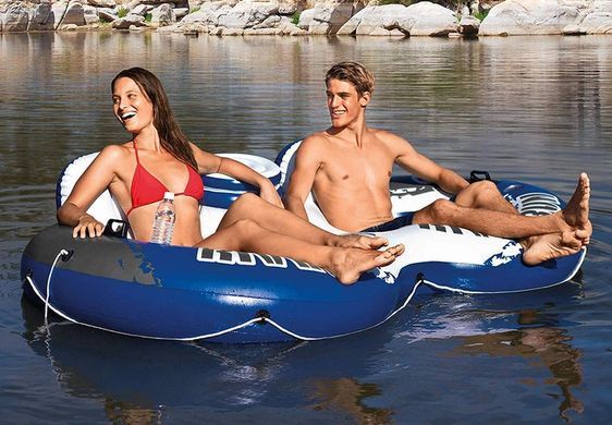 Надувне двомісне коло "River Run", 243*157см, Intex 58837