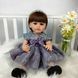 Кукла виниловая (силиконовая) 55см ручной работы KEIUMI, интерактивная (музыкальная), Reborn Baby Doll 64