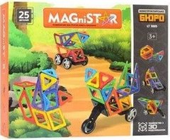 Конструктор магнітний 3D Magnit Star, 25 дітей, LT3005