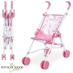 Коляска для ляльок прогулянкова, складана тростина, FiVE o NiNE T701022