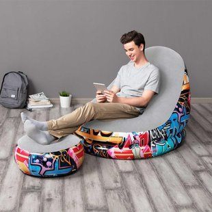 Матрац надувний Intex з електричним насосом, 66969, 203*152*22см
