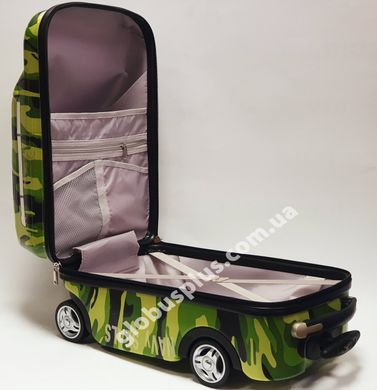 Детский чемодан дорожный на колесах Josef Otten 18" «Military Auto» 520415