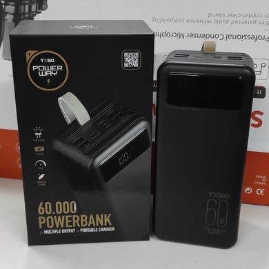 Повербанк power bank POWERWAY TX60 60000 mAh