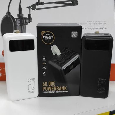 Повербанк power bank POWERWAY TX60 60000 mAh