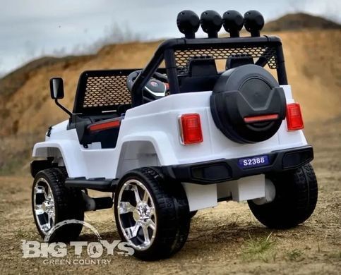 Дитячий електромобіль джип Bambi Racer 4WD M 3237EBLR-1 Jeep USB,MP3 / білий
