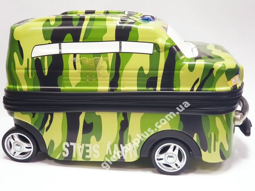 Детский чемодан дорожный на колесах Josef Otten 18" «Military Auto» 520415