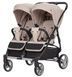 Коляска прогулянкова для двійні, CARRELLO Connect CRL-5502 Cotton Beige, бежева, Карелло Коннект
