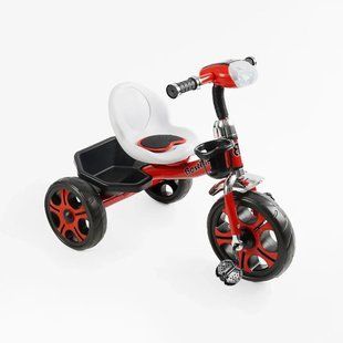 Велосипед дитячий триколісний з кошиком, музична фара, світло, колеса EVA, Best Trike BS-21505
