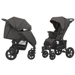 Коляска прогулянкова, візочок Tilly Omega T-1611 Dark Grey Тіллі Омега