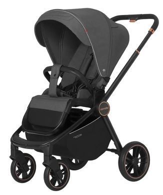 Коляска универсальная 2 в 1, CARRELLO Epica CRL-8510/1 (2in1) Iron Grey, серая, Карелло Эпика