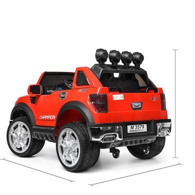 Детский электромобиль Джип Ford M 3579EBLR-3 красный