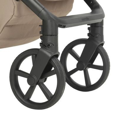 Коляска прогулочная CARRELLO Bravo Carbon CRL-5530 Frost Beige, Карелло Браво Карбон + LED-освещение