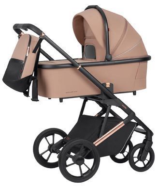 Коляска универсальная 2 в 1, CARRELLO Sigma CRL-6509 2in1 Cream Beige, бежевая, Карелло Сигма