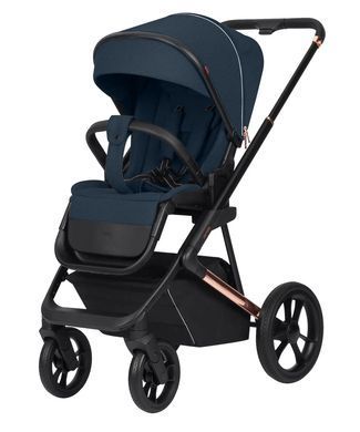 Коляска універсальна, візочок 2 в 1, CARRELLO Sigma CRL-6509 NF 2in1 Navy Blue, синя, Карелло Сігма