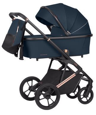 Коляска універсальна, візочок 2 в 1, CARRELLO Sigma CRL-6509 NF 2in1 Navy Blue, синя, Карелло Сігма