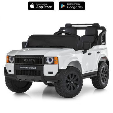 Электромобиль детский двухместный машина джип с мягким сидением Toyota (M 6280EBLR-1)