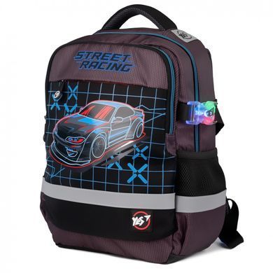 Набор: рюкзак школьный ортопедический + сумка + пенал YES S-52_Collection Street Racing 559779