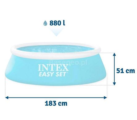 Наливна басейн Intex Easy Set Pool 28101 NP, 183*51см