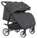 Коляска прогулянкова для двійні, CARRELLO Connect CRL-5502 Serious Black, чорна, Карелло Коннект
