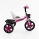 Велосипед дитячий триколісний з кошиком, музична фара, світло, колеса EVA, Best Trike BS-22603