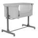 Дитяче приставне ліжечко CARRELLO Luna CRL-16501 Carbon Grey, сіре