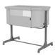 Дитяче приставне ліжечко CARRELLO Luna CRL-16501 Carbon Grey, сіре