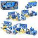 Парковка трехэтажная детская для машинок, трейлер со спецтехникой, XG879-122