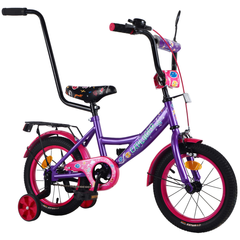 Велосипед дитячий двоколісний EXPLORER T-214114 purple, фіолетовий, 14 дюймів