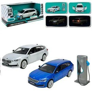 Автомодель металлическая, машинка АВТОПРОМ, 1:36 Skoda Superb IV Combi, 68744