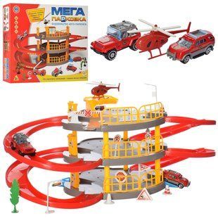Игровой набор Гараж "Мега Парковка", 3 этажа, 922-13