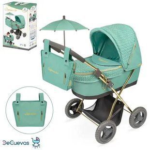 Коляска классическая для кукол DeCuevas Capriccio, 3в1, с сумкой и зонтиком, 64*65*38 см, 85073