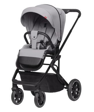 Коляска універсальна 2 в 1, CARRELLO Alfa+ CRL-6507 (2in1) Cloud Grey, сіра, Карелло Альфа