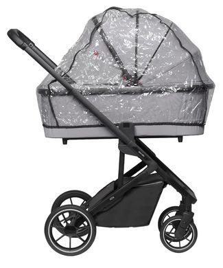Коляска універсальна 2 в 1, CARRELLO Alfa+ CRL-6507 (2in1) Cloud Grey, сіра, Карелло Альфа
