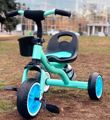 Велосипед детский трехколесный Turbo Trike M 3197-5 голубой