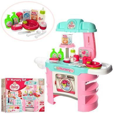 Кухня дитяча "Baby" з аксесуарами для пупса-малюка, 68*30*68 см, 008-910