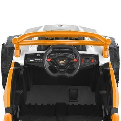 Детский электромобиль джип M 6141EBLR-1 , 12V, с пультом, кожаным сиденьем, EVA-колёсами, MP3