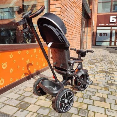 Велосипед триколісний з батьківською ручкою TILLY DYNAMIC T-3810 BLACK