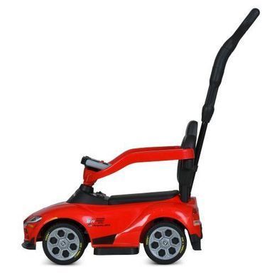 Электромобиль детский Toyota, каталка-толокар с родительской ручкой и мотором 25W, музыка-UCB, пульт д/к, M 6129EBLR-6