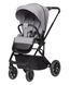 Коляска універсальна 2 в 1, CARRELLO Alfa+ CRL-6507 (2in1) Cloud Grey, сіра, Карелло Альфа