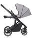 Коляска універсальна 2 в 1, CARRELLO Alfa+ CRL-6507 (2in1) Cloud Grey, сіра, Карелло Альфа