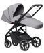 Коляска універсальна 2 в 1, CARRELLO Alfa+ CRL-6507 (2in1) Cloud Grey, сіра, Карелло Альфа