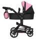 Візочок для ляльок трансформер 2в1, CARRELLO FORTUNA + сумка, 69*42*80см, 9695 PINK